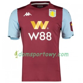 Koszulka Aston Villa Domowe Koszulki Piłkarskie 2019-2020 Krótki Rękaw 